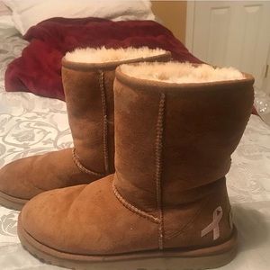 Breast cancer awareness Ugg boots
